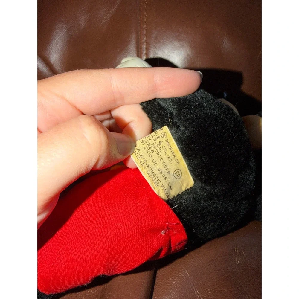 Vintage Mickey Mouse Applause Plush Plastic Face Hands Shoes 1980s‎ Disney Toy